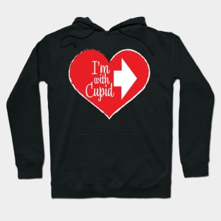 I'm With Cupid Hoodie